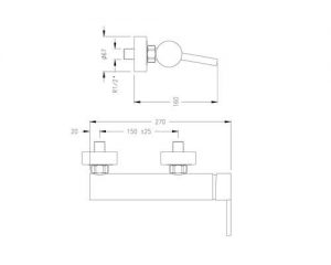 RAMON SOLER  Grifo monomando Ducha DRAKO - Imagen 2