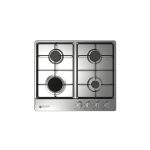 EAS ELECTRIC encimera de gas 60 cm inox 4 fuegos EMH461GBNX
