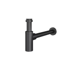 STILLÖ sifón decorativo cilíndrico lavabo 1 1/4 " Tº Ø30mm latón negro