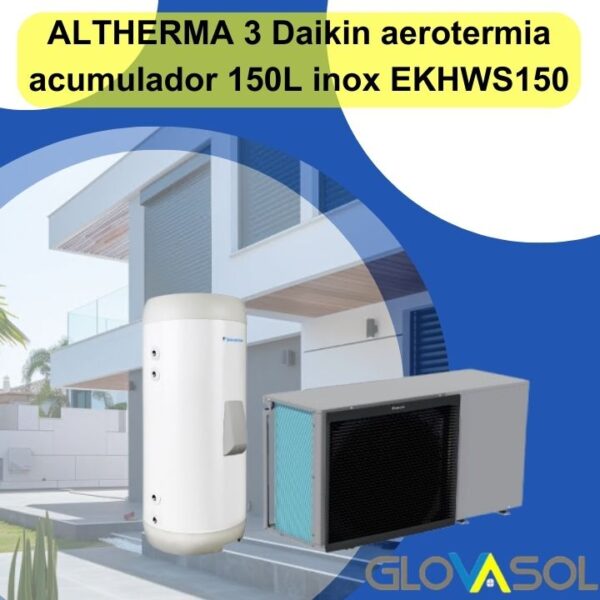 ALTHERMA 3 Daikin aerotermia acumulador 150L inox