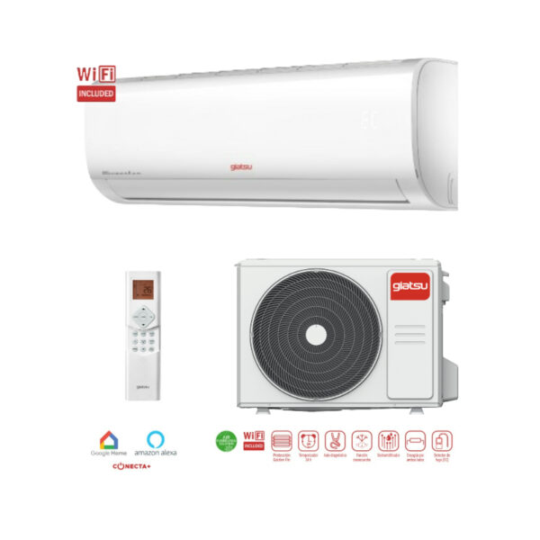 GIATSU split inverter 2.230frig/h AROMA 2E WIFI GIA-S09AR2E-R32